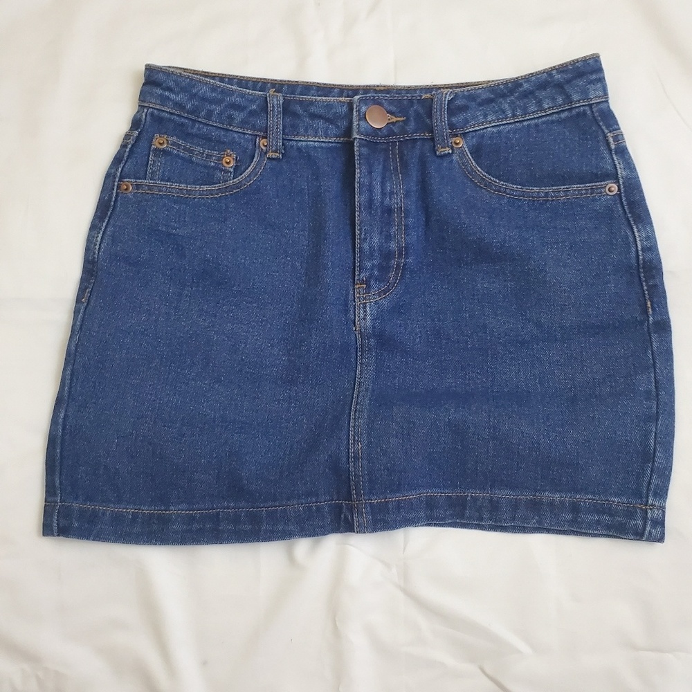 Forever 21 Jean Skirt MED Mini Denim Skirt